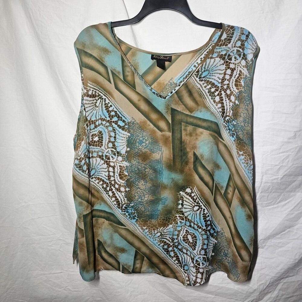 Vintage y2k fairy whismical chiffon sleeveless top